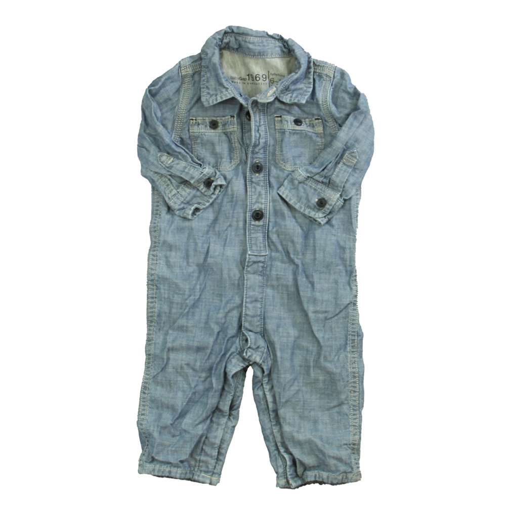 Gap Boys Blue | Gray Long Sleeve Outfit size: 6-12 Months